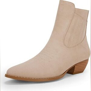 (49-4120)  Rilista Women's Cowgirl Ankle Boots Sz 9